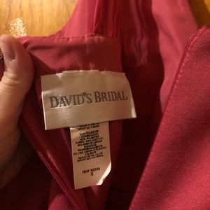 David’s bridal. Bridesmaid dress size 8